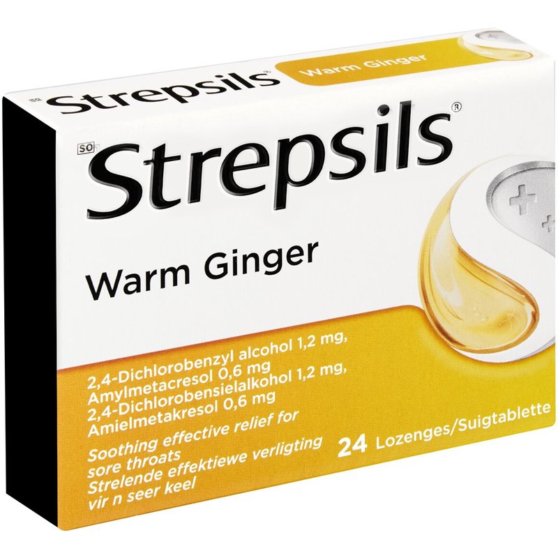 STREPSILS WARM GINGER 24