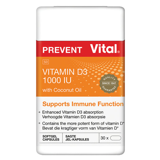 VITAL VIT D3 1000IU CAPS 30