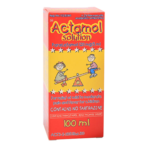 ACTAMOL RED BOXED SY 100