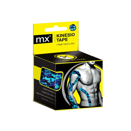 KINESIO TAPE MX CAMO BLUE 5CMX5M 1