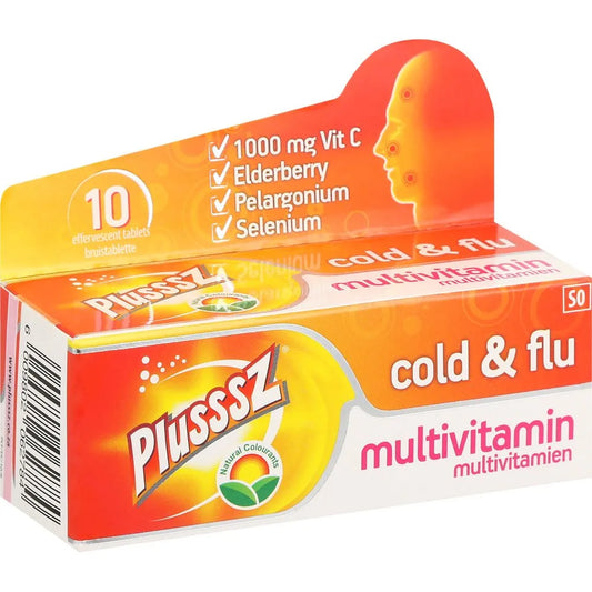 PLUSSSZ COLD & FLU MULTIVIT 10 EFF TABS
