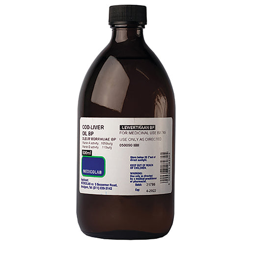 COD LIVER OIL MEDICOLAB 500ML