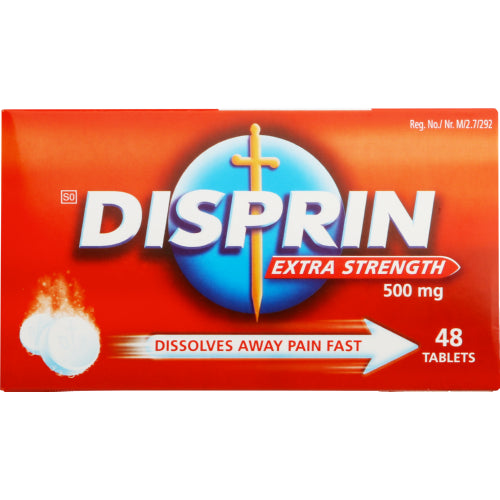 DISPRIN EXTRA 48 500MG DISPERSABLE TABS