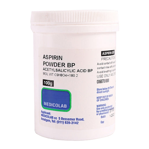 ASPIRIN POWDER 100G MEDICOLAB