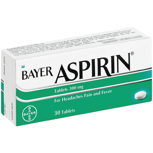 BAYER ASPIRIN 30 TABLETS