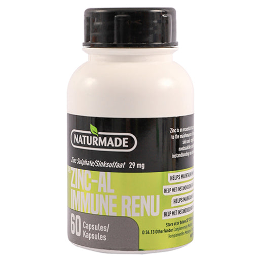 NATURMADE ZINC-AL IMMUNE RENU 60