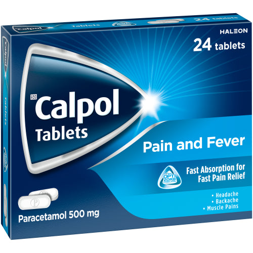 CALPOL ADULT 500MG TABS 24