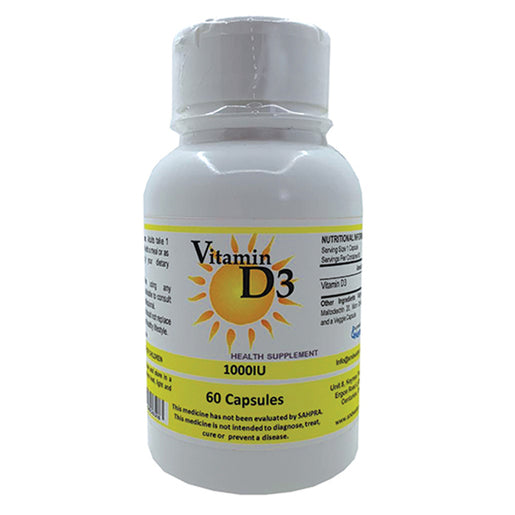 VITAMIN D3 1000IU CAPS 60 BIOFLORA