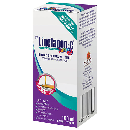 LINCTAGON C JUNIOR COLD & FLU SYR 100ML