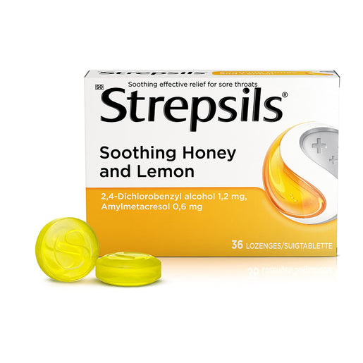 STREPSILS HONEY&LEMON 36 LOZENGES