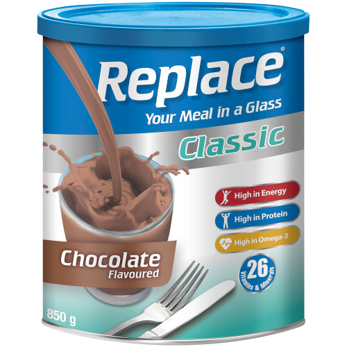 REPLACE CLASSIC CHOCOLATE 400G POWDER